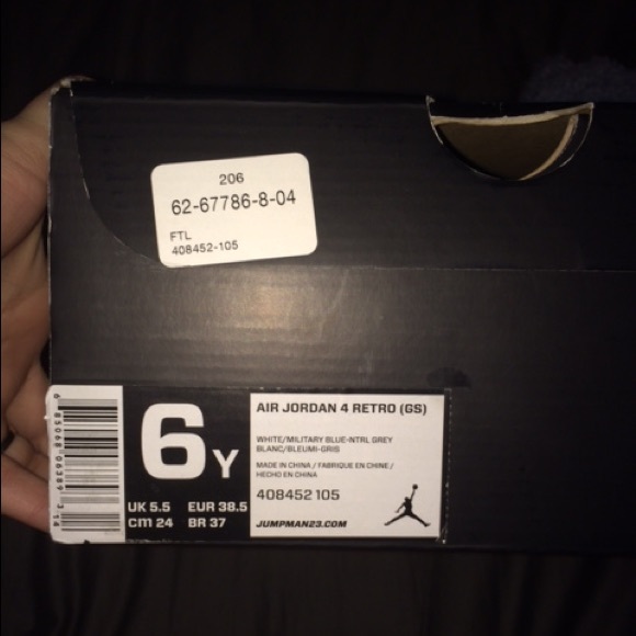 Jordan 4 Retro Military Blue (2012) - Picture 2 of 2